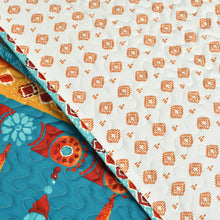 Cargar imagen en el visor de la galería, Boho Watercolor Border Quilt 3 Piece Set
