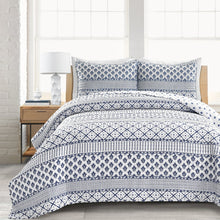 Load image into Gallery viewer, Monique Stripe 3 Piece Quilt Set
