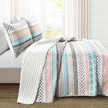 Load image into Gallery viewer, Hygge Geo Quilt 3 Piece Set
