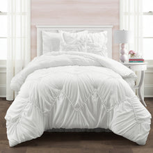 Load image into Gallery viewer, Ruched Chevron Comforter Set
