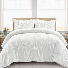 Load image into Gallery viewer, Ruched Chevron Comforter Set
