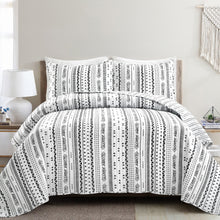 Load image into Gallery viewer, Hygge Stripe 3 Piece Quilt Set
