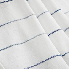 Load image into Gallery viewer, Ombre Stripe Yarn Dyed Recycled Cotton Blend Oversized Blanket/Coverlet
