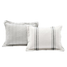 Carregar imagem no visualizador da galeria, Farmhouse Stripe 100% Cotton Duvet Cover Set
