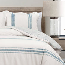 Carregar imagem no visualizador da galeria, Farmhouse Stripe 100% Cotton Duvet Cover Set
