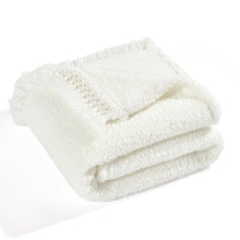 Carregar imagem no visualizador da galeria, Sherpa Tassel Fringe Throw
