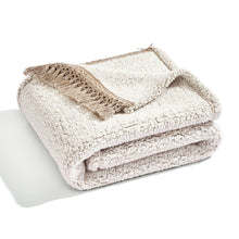 Carregar imagem no visualizador da galeria, Sherpa Tassel Fringe Throw
