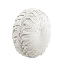 Carregar imagem no visualizador da galeria, Round Pleated Soft Velvet Throw Pillow
