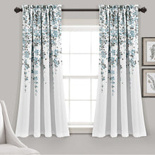 Load image into Gallery viewer, Weeping Flower Light Filtering Window Curtain Set
