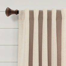 Load image into Gallery viewer, Ivy Tassel Faux Linen Window Curtain Panel Set
