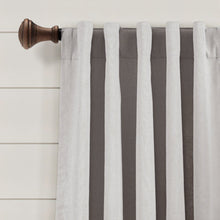 Load image into Gallery viewer, Ivy Tassel Faux Linen Window Curtain Panel Set
