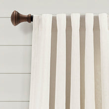 Load image into Gallery viewer, Ivy Tassel Faux Linen Window Curtain Panel Set
