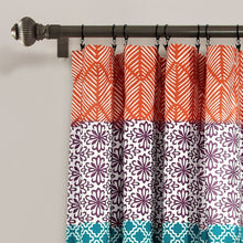 Cargar imagen en el visor de la galería, Bohemian Stripe Window Curtain Panel Set
