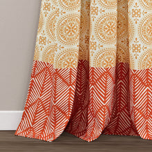 Cargar imagen en el visor de la galería, Bohemian Stripe Window Curtain Panel Set
