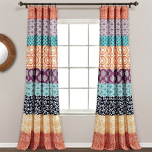 Load image into Gallery viewer, Bohemian Stripe Window Curtain Panel Set
