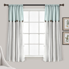 Carregar imagem no visualizador da galeria, Linen Button Window Curtain Panel
