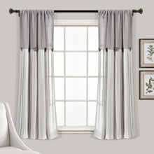 Carregar imagem no visualizador da galeria, Linen Button Window Curtain Panel
