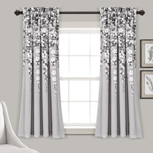 Load image into Gallery viewer, Weeping Flower Light Filtering Window Curtain Set
