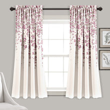 Load image into Gallery viewer, Weeping Flower Light Filtering Window Curtain Set
