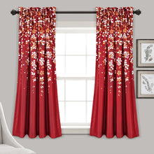 Load image into Gallery viewer, Weeping Flower Light Filtering Window Curtain Set
