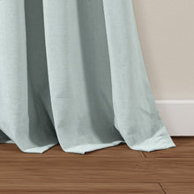 Load image into Gallery viewer, Linen Button Pinched Pleat Window Curtain Panel
