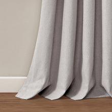 Load image into Gallery viewer, Linen Button Pinched Pleat Window Curtain Panel
