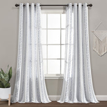 Cargar imagen en el visor de la galería, Hygge Stripe Window Curtain Panel Set
