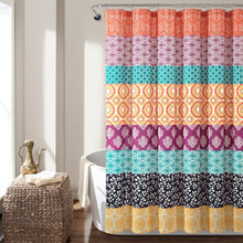 Cargar imagen en el visor de la galería, Bohemian Stripe Shower Curtain
