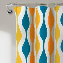 Load image into Gallery viewer, Mid Century Geo Shower Curtain
