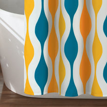 Carregar imagem no visualizador da galeria, Mid Century Geo Shower Curtain
