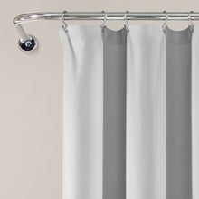 Load image into Gallery viewer, Tulle Skirt Colorblock Shower Curtain
