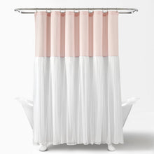 Cargar imagen en el visor de la galería, Tulle Skirt Colorblock Shower Curtain
