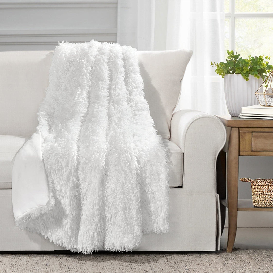 Emma Faux Fur Throw