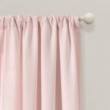 Cargar imagen en el visor de la galería, Tulle Skirt Colorblock Window Curtain Panel Set
