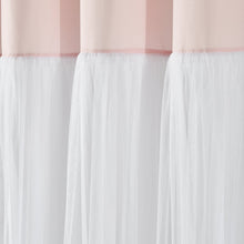 Load image into Gallery viewer, Tulle Skirt Colorblock Window Curtain Panel Set
