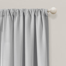 Cargar imagen en el visor de la galería, Tulle Skirt Colorblock Window Curtain Panel Set
