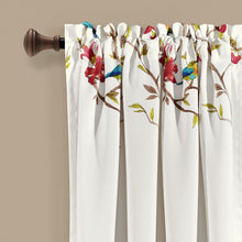 Load image into Gallery viewer, Neela Birds Light Filtering Window Curtain Panel Set
