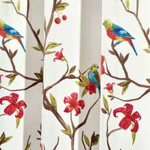 Load image into Gallery viewer, Neela Birds Light Filtering Window Curtain Panel Set
