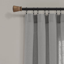 Carregar imagem no visualizador da galeria, Linen Button Window Curtain Panel
