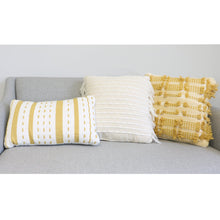 Load image into Gallery viewer, Linear Tassel Decorative Pillow
