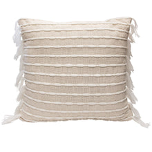 Load image into Gallery viewer, Linear Tassel Decorative Pillow
