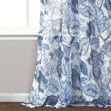 Carregar imagem no visualizador da galeria, Cynthia Jacobean Sheer Window Curtain Panel Set
