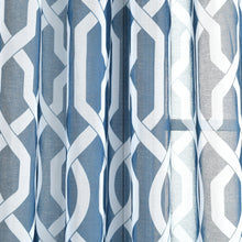 Carregar imagem no visualizador da galeria, Edward Trellis Sheer Window Curtain Panel Set
