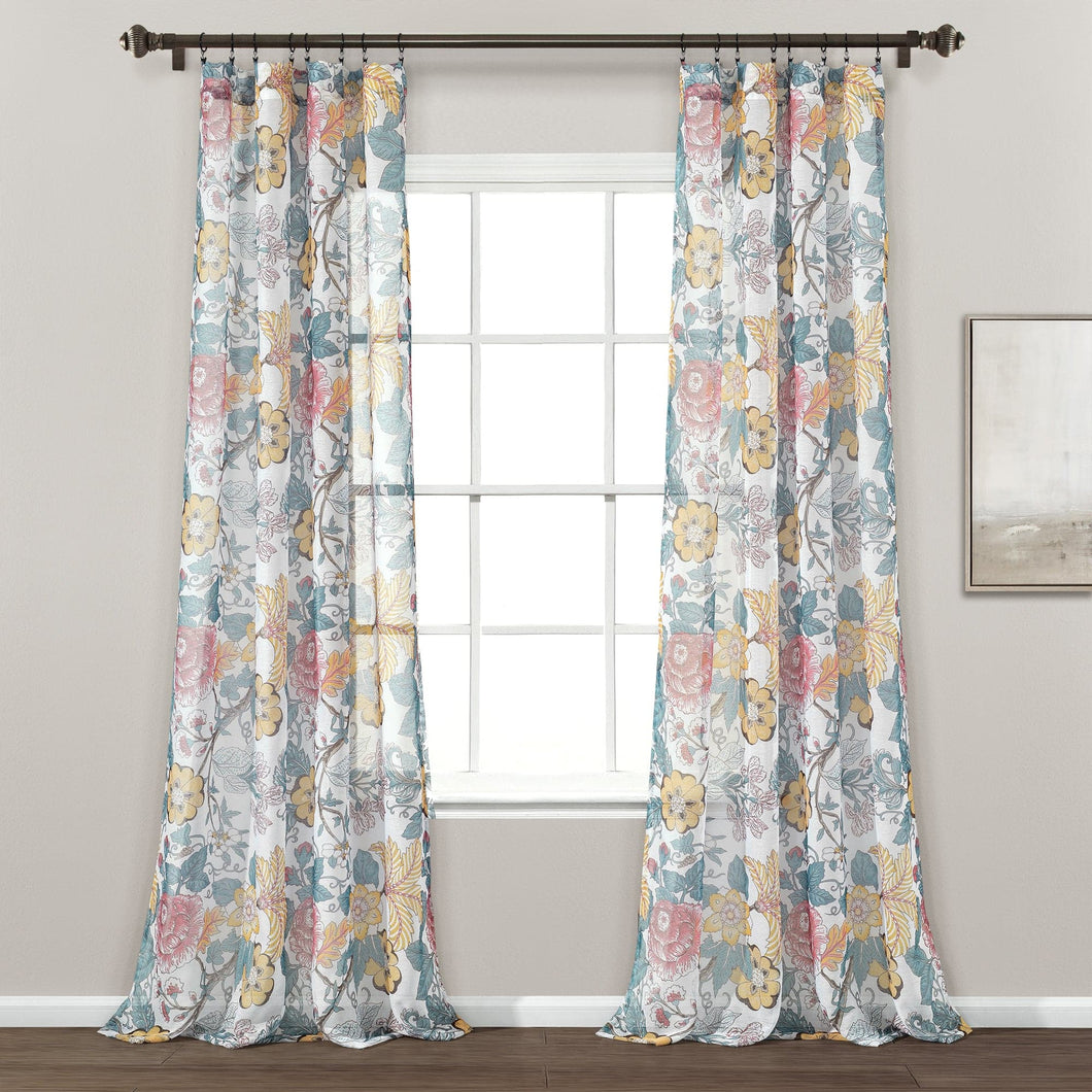 Sydney Sheer Window Curtain Panel Set