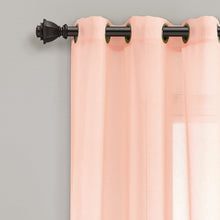 Load image into Gallery viewer, Umbre Fiesta Sheer Window Curtain Panel Set
