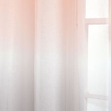 Load image into Gallery viewer, Umbre Fiesta Sheer Window Curtain Panel Set
