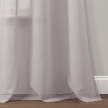 Load image into Gallery viewer, Umbre Fiesta Sheer Window Curtain Panel Set
