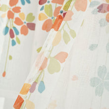 Load image into Gallery viewer, Weeping Flower Sheer Window Curtain Panel Set
