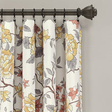 Load image into Gallery viewer, Ivana Floral Light Filtering Window Curtain Panel Set
