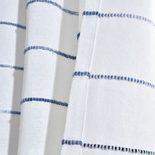 Cargar imagen en el visor de la galería, Ombre Stripe Yarn Dyed Recycled Cotton Blend Window Curtain Panel Set
